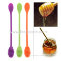 Lovely Smiling Face Silicone Honey Spoon 